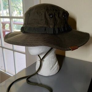 PUMA The Lieutenant OLV Bucket Hat Bullet Holder Vent Green Camo String One Size